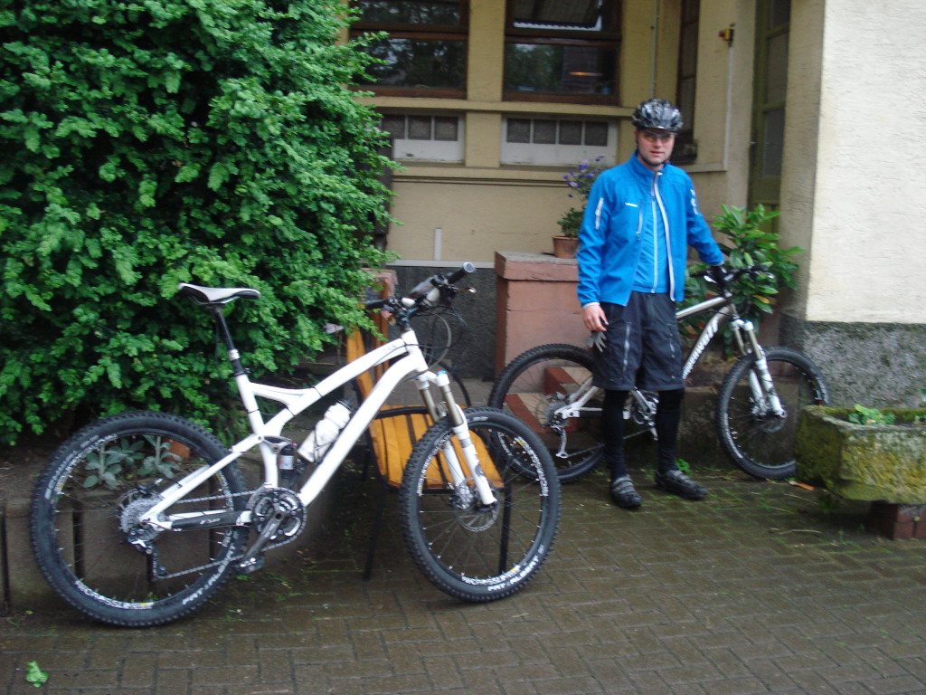Abfahrt beim Hotel Weiss